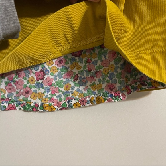 Mini Boden Mustard Yellow Corduroy Dress 5/6years - Picture 13 of 16